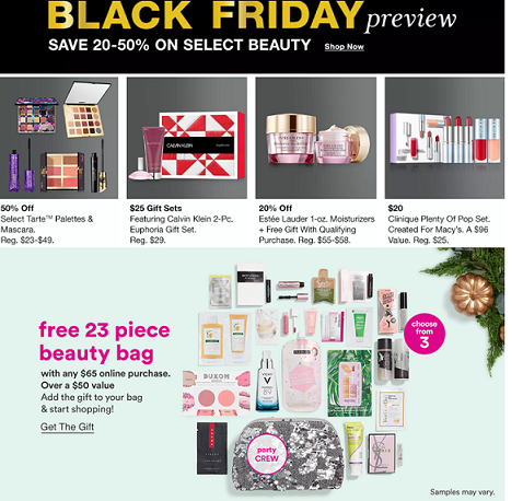 *VERY HOT* Black Friday 2019 Preview Sale Now at Ulta and Macy’s | IcanGWP Gift with Purchase