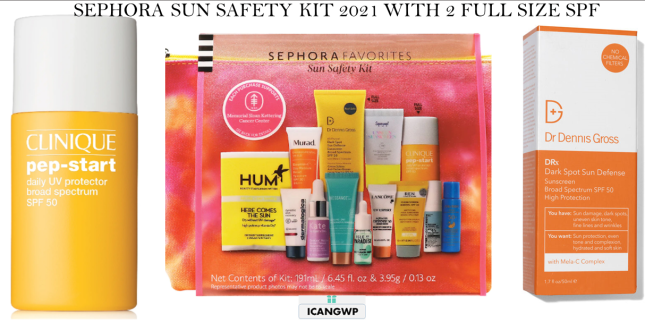 sephora sun safety kit 2021 icangwp beauty BLOG