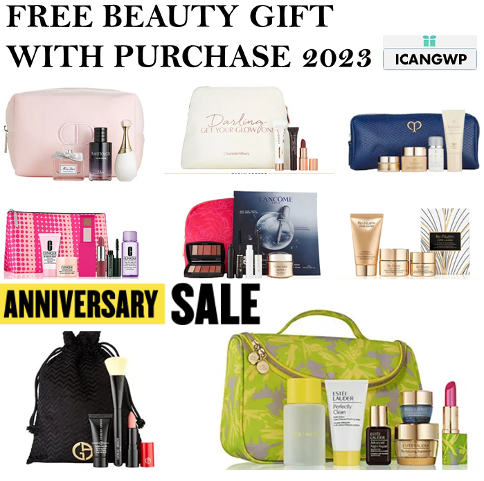 Nordstrom Anniversary Sale 2023 Free 120+ Beauty Gift with Purchase Full  Spoilers